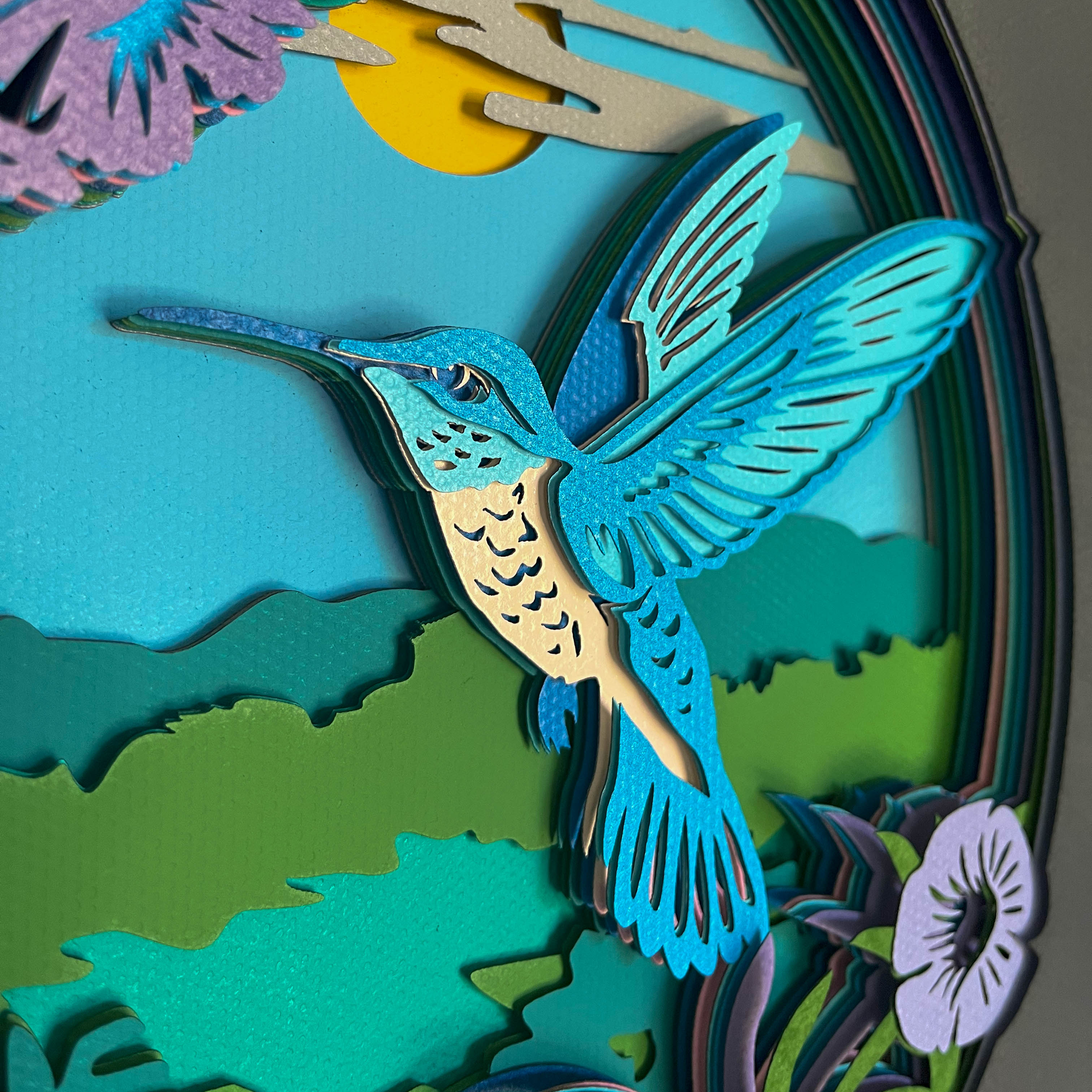 Eco del colibrí: Un Latido Suspendido